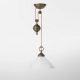 Pendule, Lustre suspendate - Lustra stil clasic italian din alama cu scripete Fiordo