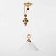 Pendule, Lustre suspendate - Lustra stil clasic italian din alama cu scripete Fiordo