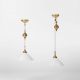 Pendule, Lustre suspendate - Lustra stil clasic italian din alama cu scripete Fiordo