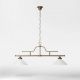 Pendule, Lustre suspendate - Lustra stil clasic italian din alama cu 2 brate Fiordo