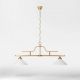 Pendule, Lustre suspendate - Lustra stil clasic italian din alama cu 2 brate Fiordo