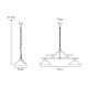 Pendule, Lustre suspendate - Lustra stil clasic italian din alama cu 2 brate Fiordo