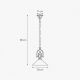 Pendule, Lustre suspendate - Pendul stil clasic italian din alama Fiordo