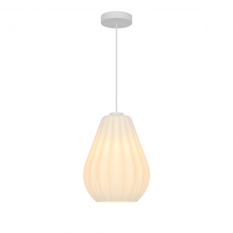 Pendule, Lustre suspendate - Lustra, Pendul cu abajur din sticla Sallino