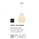 Pendule, Lustre suspendate - Lustra, Pendul cu abajur din sticla Sallino
