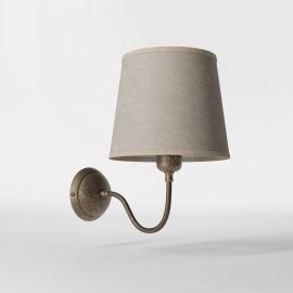 Aplice, corpuri de iluminat pentru pereti - Aplica de perete stil clasic italian din alama Fiordo