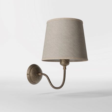 Aplice, corpuri de iluminat pentru pereti - Aplica de perete stil clasic italian din alama Fiordo