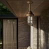 Lustra, Plafoniera exterior design rustic Grid