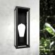 Aplice - Aplica de perete exterior din otel negru Lantern
