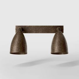 Aplice cu Spot - Aplica de perete din alama cu 2 spoturi directionabile Stoccolma