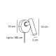 Aplice cu Spot - Aplica de perete design minimalist cu spot Makoto