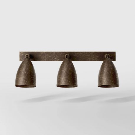 Aplice cu Spot - Aplica de perete din alama cu 3 spoturi directionabile Stoccolma