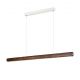 Pendule, Lustre suspendate - Lustra suspendata LED design liniar din lemn Akeno