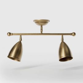 Plafoniere cu spoturi, Spoturi aplicate - Plafoniera cu 2 spoturi directionabile Stoccolma