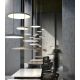Pendule, Lustre suspendate - Lustra, Pendul LED, Design Nordic Minimalist, Artist 40cm Gri