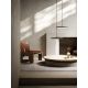 Pendule, Lustre suspendate - Lustra, Pendul LED, Design Nordic Minimalist, Artist 40cm Negru