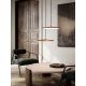 Pendule, Lustre suspendate - Lustra, Pendul LED, Design Nordic Minimalist, Artist 40cm Cupru