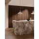 Pendule, Lustre suspendate - Lustra, Pendul Design Scandinav Fuji bej