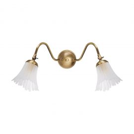 Aplice, corpuri de iluminat pentru pereti - Aplica de perete stil Art Nouveau Floral