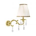 Aplica de perete cu abajur elegant si cristale Classic Wall
