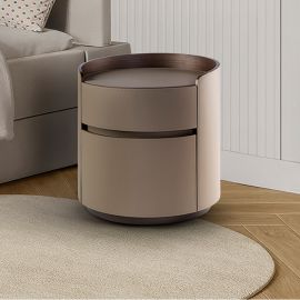 Noptiere - Noptiera rotunda cu 2 sertare Cirze