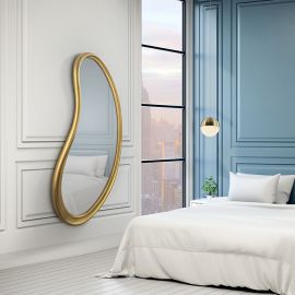 Oglinzi - Oglinda de perete decorativa Brigitte auriu