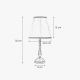 Veioze - Veioza, Lampa de masa cu abajur elegant Classic