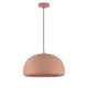 Pendule, Lustre suspendate - Lustra suspendata cu textura granulata Davo 43cm, rosu caramiziu