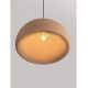 Pendule, Lustre suspendate - Lustra suspendata cu textura granulata Davo 50cm, rosu caramiziu