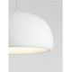 Pendule, Lustre suspendate - Lustra suspendata cu textura granulata Davo 50cm, alb piatra