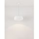 Pendule, Lustre suspendate - Lustra suspendata cu textura granulata Davo 50cm, alb piatra
