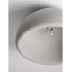 Lustre aplicate - Lustra aplicata tavan cu textura granulata Davo 50cm, gri piatra