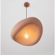 Pendule, Lustre suspendate - Lustra suspendata cu textura granulata Bambel rosu caramiziu