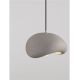 Pendule, Lustre suspendate - Lustra suspendata cu textura granulata Bambel gri piatra