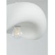 Pendule, Lustre suspendate - Lustra suspendata cu textura granulata Bambel alb piatra