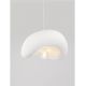 Pendule, Lustre suspendate - Lustra suspendata cu textura granulata Bambel alb piatra