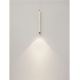 Pendule, Lustre suspendate - Lustra, Pendul tubular din travertin Muse metal auriu