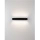 Aplice - Aplica exterior neagra liniara 50cm IP65 LED CCT PRISMATIC
