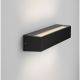 Aplice - Aplica exterior neagra liniara 38cm IP65 LED CCT PRISMATIC
