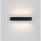 Aplice - Aplica exterior neagra liniara 38cm IP65 LED CCT PRISMATIC