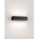Aplice - Aplica exterior neagra liniara 22cm IP65 LED CCT PRISMATIC