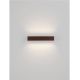 Aplice - Aplica exterior corten liniara 38cm IP65 LED CCT PRISMATIC