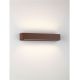 Aplice - Aplica exterior corten liniara 38cm IP65 LED CCT PRISMATIC