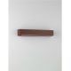 Aplice - Aplica exterior corten liniara 38cm IP65 LED CCT PRISMATIC