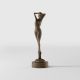 Statuete - Statueta decorativa figura feminina din alama Donne