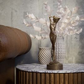 Statuete - Statueta decorativa figura feminina din alama Donne