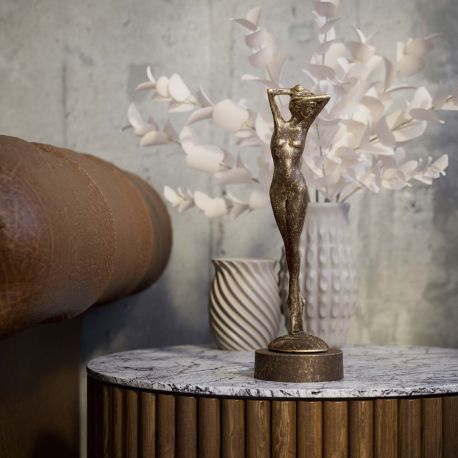 Statuete - Statueta decorativa figura feminina din alama Donne