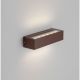 Aplice - Aplica exterior corten liniara 22cm IP65 LED CCT PRISMATIC