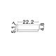 Aplice - Aplica exterior corten liniara 22cm IP65 LED CCT PRISMATIC
