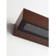 Aplice - Aplica exterior corten liniara 22cm IP65 LED CCT PRISMATIC